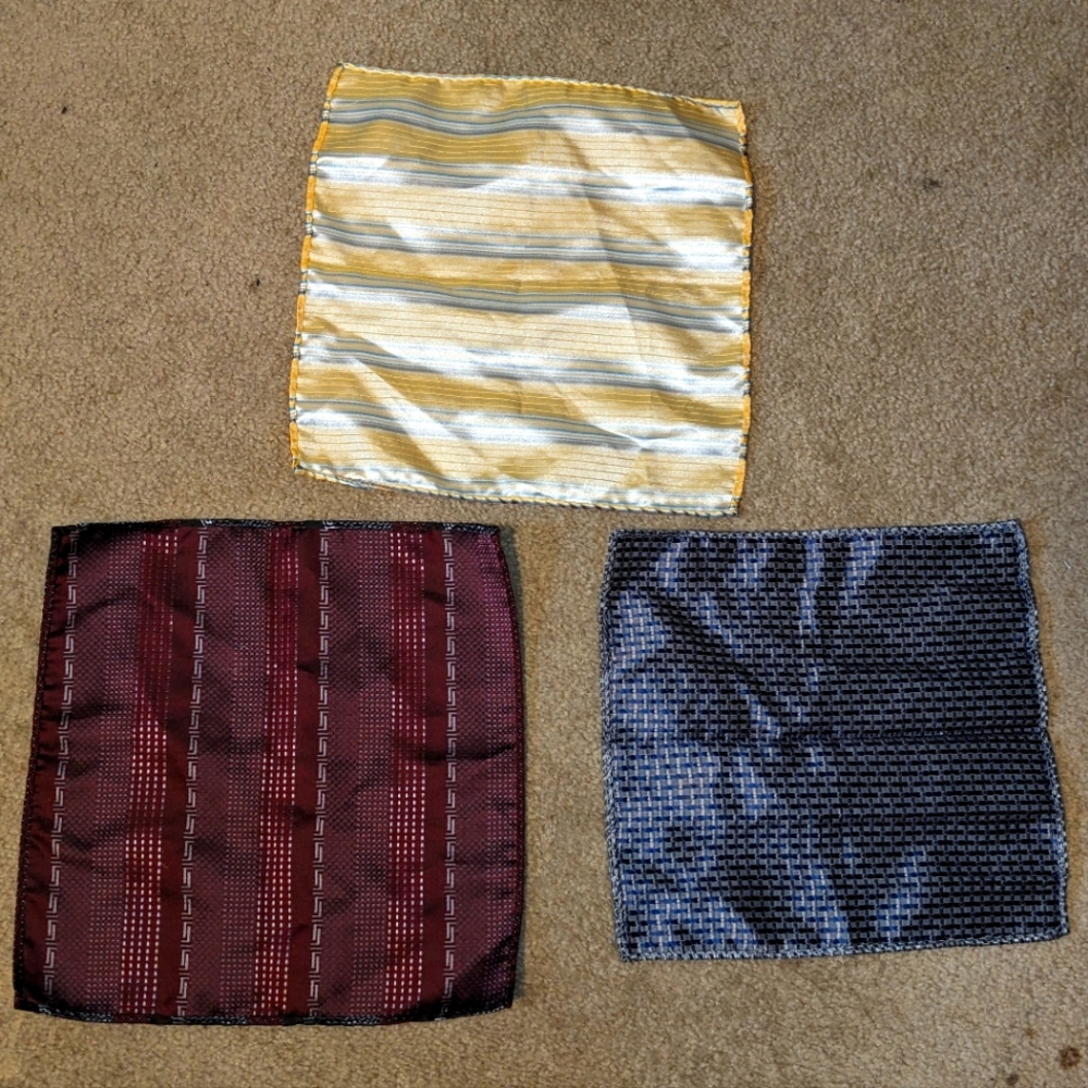 Set of 3 Pocket Squares